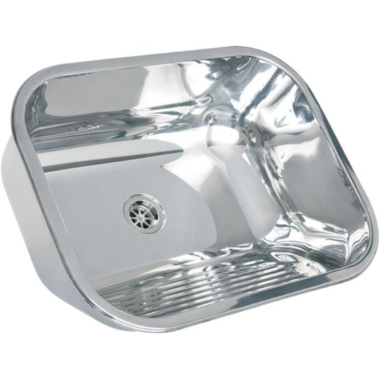 Tanque Inox Tecnocuba 50x40x22cm 25 litros com válvula