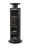 Torre de Tomadas USB + Tipo C Preta Manual Multiplug Pratik 10A